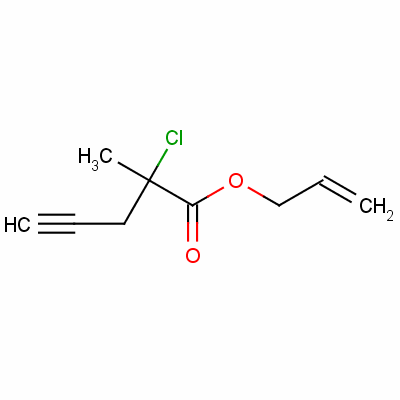 丙-2-炔基 2-氯丙酸酯结构式_55360-12-8结构式