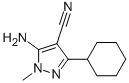 1H-Pyrazole-4-carbonitrile, 5-amino-3-cyclohexyl-1-methyl- Structure,553672-05-2Structure