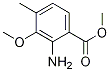 2-氨基-3-甲氧基-4-甲基-苯甲酸甲酯结构式_5544-24-1结构式