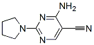 4-氨基-2-(1-吡咯烷)-5-嘧啶甲腈结构式_55441-53-7结构式