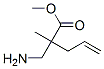 2-(氨基甲基)-2-甲基-4-戊烯酸甲酯结构式_554451-18-2结构式