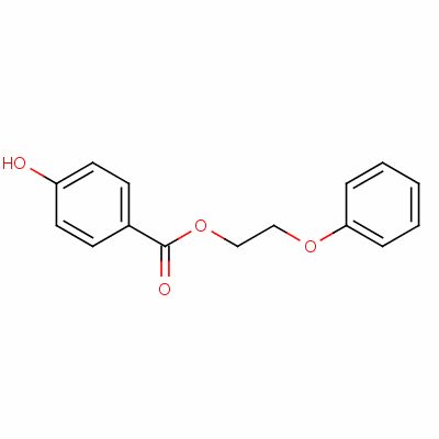 2-苯氧基乙基 p-羟基苯甲酸结构式_55468-88-7结构式