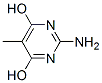 2-Amino-4,6-dihydroxy-5-methylpyrimidine Structure,55477-35-5Structure