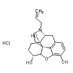 (6beta)-17-Allyl-4,5-Epoxymorphinan-3,6,14-Triol Hydrochloride (1:1) Structure,55488-85-2Structure