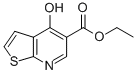 4-Hydroxythieno[2,3-b]pyridine-5-carboxylic acid ethyl ester Structure,55503-31-6Structure