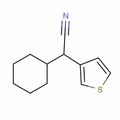 Alpha-环己基噻吩-3-乙腈结构式_55504-22-8结构式
