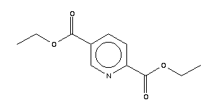 2,5-吡啶二羧酸二乙酯结构式_5552-44-3结构式