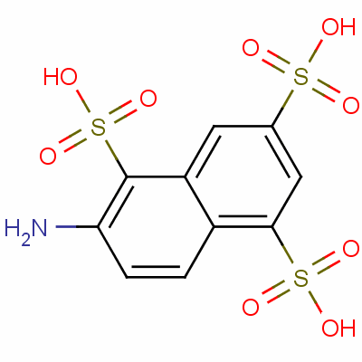 6-氨基萘-1,3,5-三磺酸结构式_55524-84-0结构式