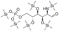 2-[(三甲基甲硅烷基)氨基]-3-o,4-o,5-o-三s(三甲基甲硅烷基)-2-脱氧-d-葡萄糖 6-[磷酸 双(三甲基甲硅烷基)]酯结构式_55530-82-0结构式