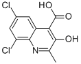 4-Quinolinecarboxylic acid, 6,8-dichloro-3-hydroxy-2-methyl- Structure,55572-45-7Structure