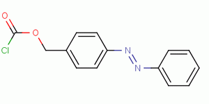 4-(苯基偶氮)苄基氯甲酸酯结构式_55592-99-9结构式