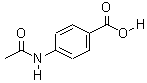 p-Acetylamino benzoic acid Structure,556-08-1Structure