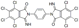 2,2-(1,4-亚苯基)双(4,5,6,7-四氯-3-亚氨基异吲哚啉-1-酮)结构式_55647-99-9结构式