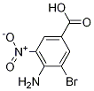 4-氨基-3-溴-5-硝基苯甲酸结构式_556651-33-3结构式