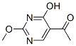 5-乙酰基-4-羟基-2-甲氧基嘧啶结构式_55996-06-0结构式