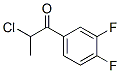 (9ci)-2-氯-1-(3,4-二氟苯基)-1-丙酮结构式_561009-02-7结构式