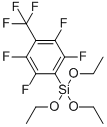 三氟甲基四氟苯基三乙氧基硅烷结构式_561069-04-3结构式