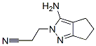 3-氨基-2,4,5,6-四氢环戊基吡唑-2-丙腈结构式_56112-89-1结构式