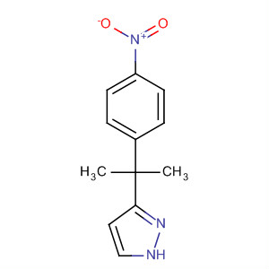 5-[1-Methyl-1-(4-nitro-phenyl)-ethyl]-1h-pyrazole Structure,561297-78-7Structure