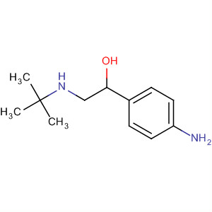 1-(4-氨基苯基)-2-(叔丁基氨基)乙醇结构式_56138-70-6结构式