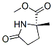 (9ci)-2-甲基-5-氧代-脯氨酸甲酯结构式_56145-24-5结构式