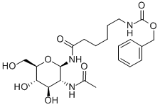 [6-[[2-(乙酰氨基)-2-脱氧-beta-D-吡喃葡萄糖基]氨基]-6-氧代己基]-氨基甲酸苯甲酯结构式_56146-89-5结构式
