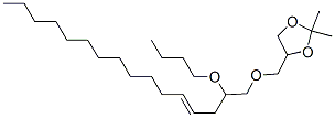 4-[[(2-Butoxy-4-hexadecenyl)oxy]methyl ]-2,2-dimethyl-1,3-dioxolane Structure,56256-41-8Structure