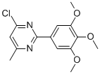 4-Chloro-6-methyl-2-(3,4,5-trimethoxyphenyl)pyrimidine Structure,56302-40-0Structure