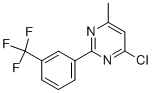 4-Chloro-6-methyl-2-[3-(trifluoromethyl)phenyl ]pyrimidine Structure,56302-42-2Structure