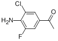 1-(4-氨基-3-氯-5-氟苯基)-乙酮结构式_56339-99-2结构式