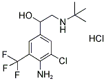 Benzenemethanol, 4-amino-3-chloro-α-[[(1,1-dimethylethyl)amino]methyl]-5-(trifluoromethyl)- Structure,56341-08-3Structure