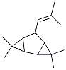 3,3,7,7-四甲基-5-(2-甲基-1-丙烯基)三环[4.1.0.02,4]庚烷结构式_56348-21-1结构式