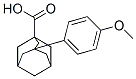 3-(4-Methoxyphenyl)adamantane-1-carboxylic acid Structure,56531-56-7Structure