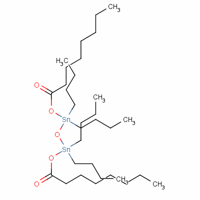 [Dibutyl-(dibutyl-octanoyloxystannyl)oxystannyl] octanoate Structure,56533-00-7Structure