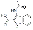 3-乙酰氨基-1H-吲哚-2-羧酸结构式_56545-53-0结构式