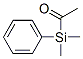 乙酰基苯基二甲基硅烷结构式_56583-95-0结构式