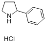 2-苯基吡咯烷盐酸盐结构式_56586-12-0结构式