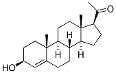 4-孕烯-3beta-ol-20-酮结构式_566-66-5结构式