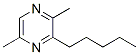 (9ci)-2,5-二甲基-3-戊基-吡嗪结构式_56617-69-7结构式
