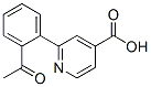 2-(2-Acetyl-phenyl)-isonicotinic acid Structure,566198-32-1Structure