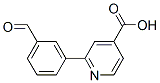 3-(4-Carboxypyridin-2-yl)benzaldehyde Structure,566198-38-7Structure