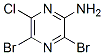 3,5-Dibromo-6-chloro-2-pyrazinamine Structure,566205-01-4Structure