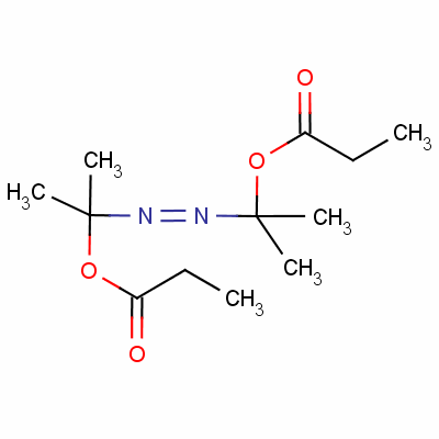 1,1’-Azobis(1-methylethyl) dipropionate Structure,56623-33-7Structure