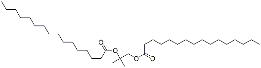 Bis(hexadecanoic acid)2-methyl-1,2-propanediyl ester Structure,56630-27-4Structure