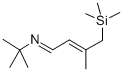 3-Trimethylsilylmethyl-N-tert-butylcrotonaldimine Structure,56637-75-3Structure
