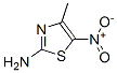 2-氨基-5-硝基-4-甲基-1,3-噻唑结构式_56682-07-6结构式