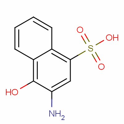 1-氨基-2-萘酚-4-磺酸结构式_567-13-5结构式