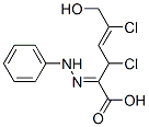 3,5-Dichloro-6-hydroxy-2-(2-phenylhydrazono)-4-hexenoic acid Structure,56771-75-6Structure