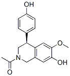 (4S)-2-acetyl-1,2,3,4-tetrahydro-4-(4-hydroxyphenyl)-6-methoxy-7-isoquinolinol Structure,56771-98-3Structure