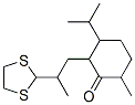 2-[2-(1,3-Dithiolan-2-yl)propyl ]-6-methyl-3-(1-methylethyl)cyclohexanone Structure,56772-19-1Structure